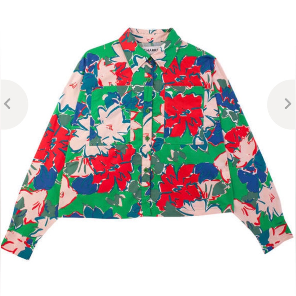 L.F. Markey Lennox shirt in Lyon floral print. US Size 6/medium.